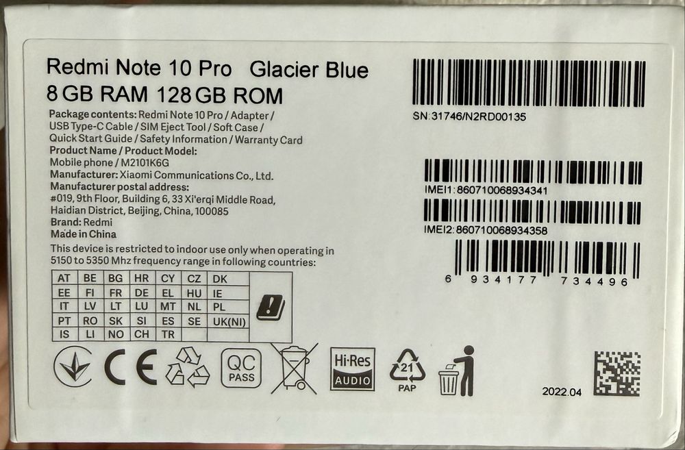 Redmi Note 10 Pro