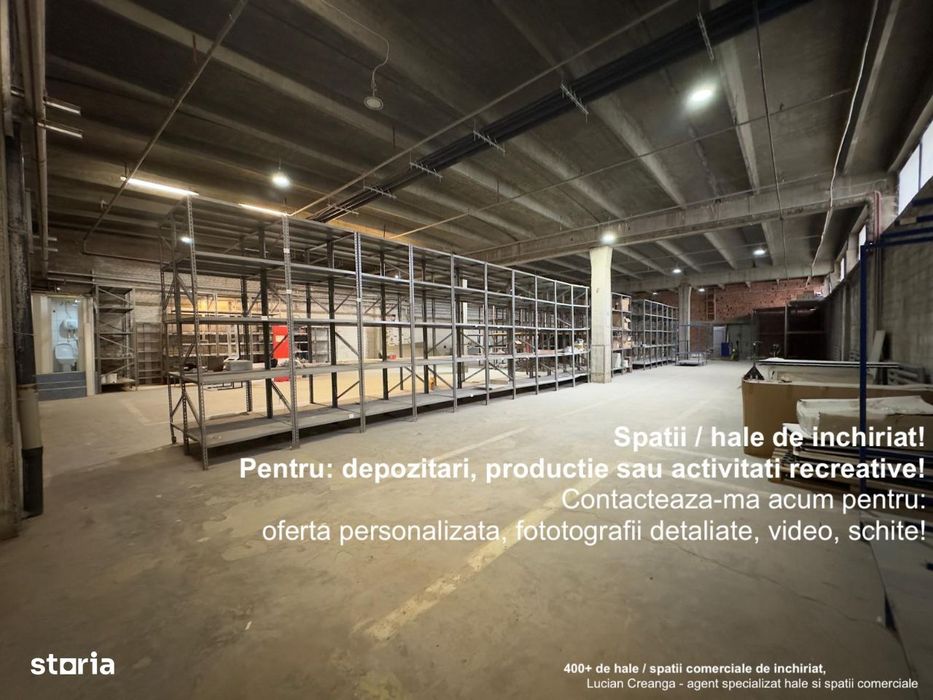 Hale 50, 228, 430, 595mp, zona Carrefour Felicia, C. Chisinaului 26
