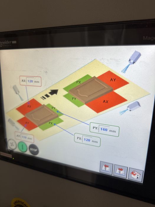 Robot vopsire mdf Cefla