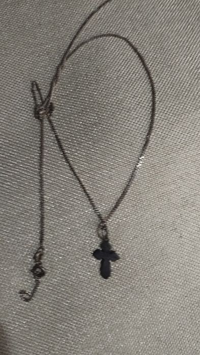 Серебро Крестик и цепочка