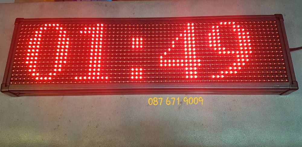 Светещи Рекламни LED табели, ЛЕД рекламна табела табло светещо