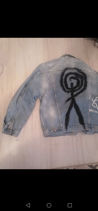 Geaca blugi HIS oversized S-L, stare excelenta, impecabila