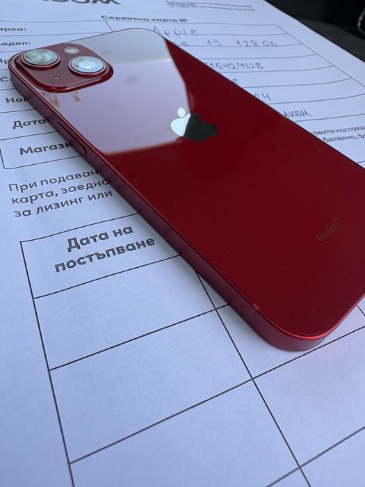 Apple iPhone 13 128 GB Red като нов