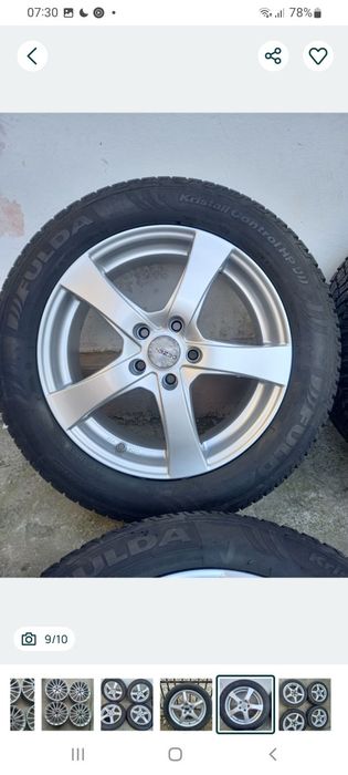 Jante 5×112 R17 anv 205/50/17 m+s Mercedes, Volkswagen, Skoda Audi