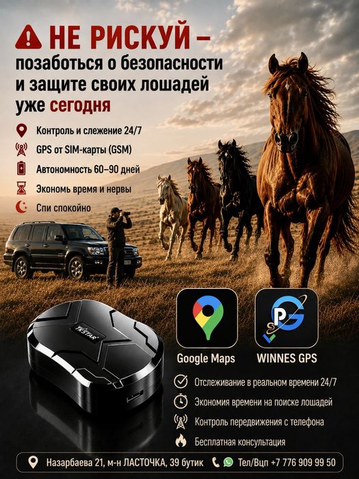 Лошади, ЖПС, GPS, GSM, ЖПС для лошадей, жылкыга ЖПС