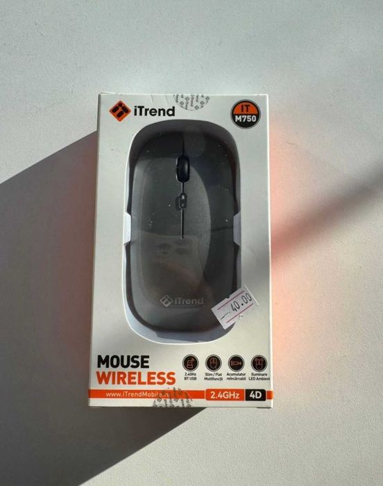 Mouse wireless led,cu acumulator reîncărcabil – plug & play