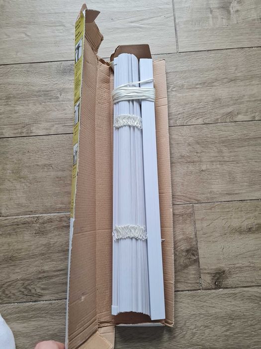 Jaluzele orizontale PVC albe 45x160 cm - 2 buc