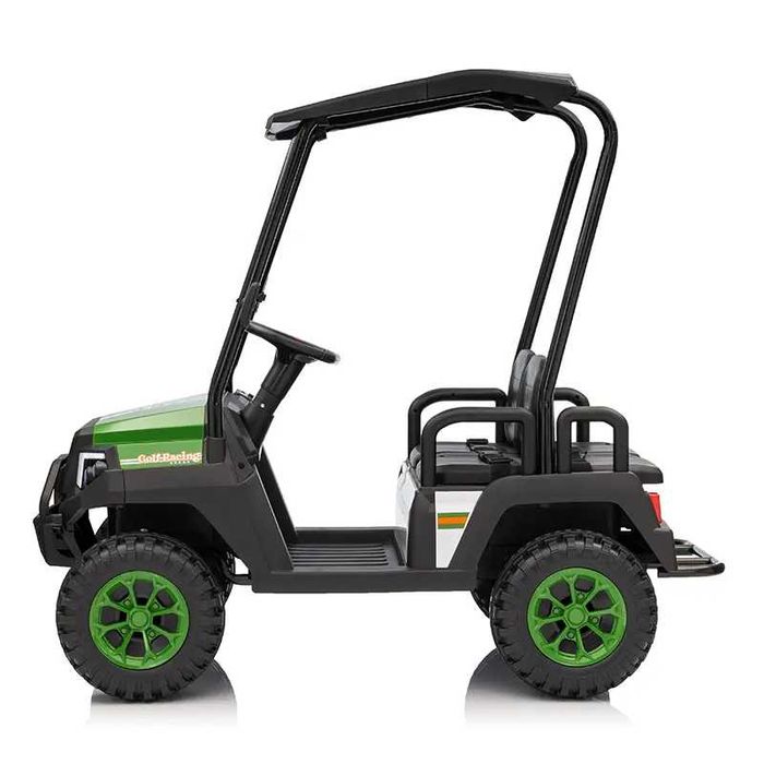 UTV electric pentru 4 copii, Kinderauto Golf-Kart 4x55W 12V cu roti moi, verde