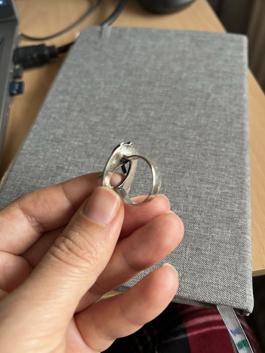 Сребърен пръстен ръчно изработен