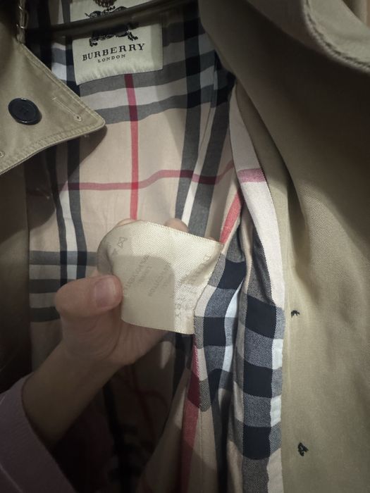 Тренч burberry бежевый