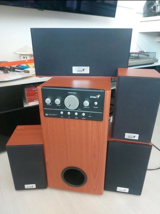 Sistem Boxe Genius 5.1 Wood (Active Surround)