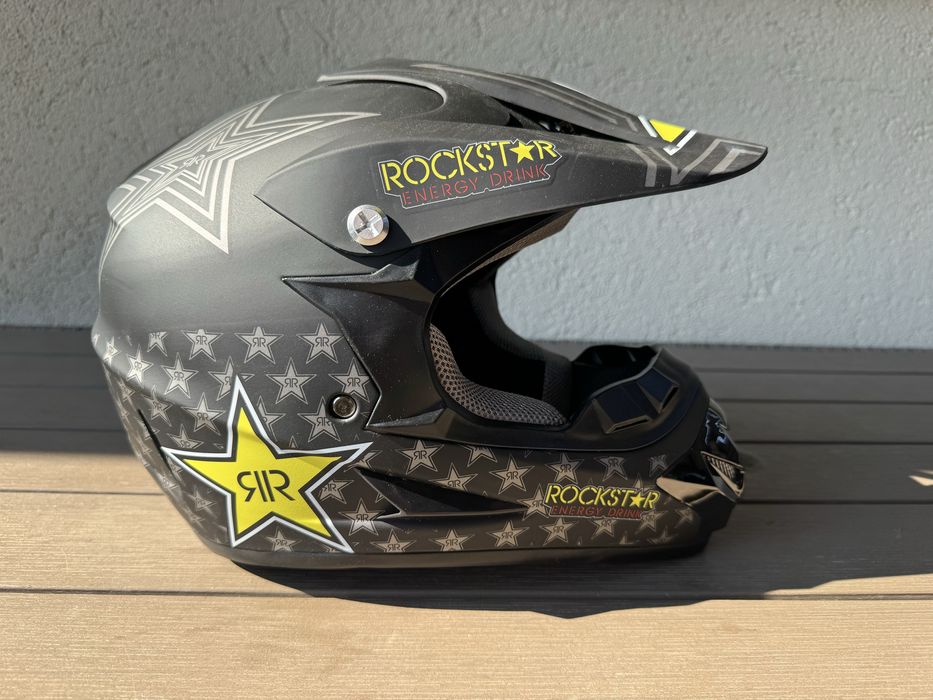 Casca moto cross atv trotineta Rockstar , marimea S , NOU