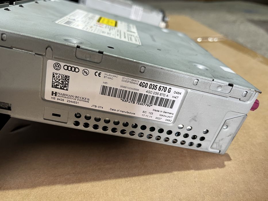 Unitate multimedia / modul navigatie Audi A6 C7 A7 4G