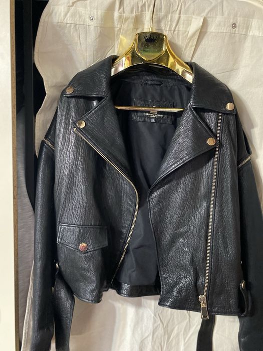 Geaca biker de piele Carolina Design