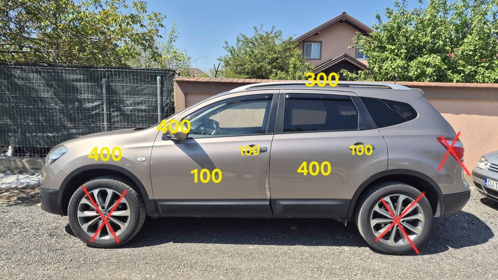 Dezmembrez Qashqai+2 Nissan Qashqai J10 1.5 dci piese Tekna piele Bose panoramic