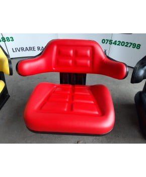 Scaun tractor rosu reglaj triplu cu amortizor UTB U-445 si U-650