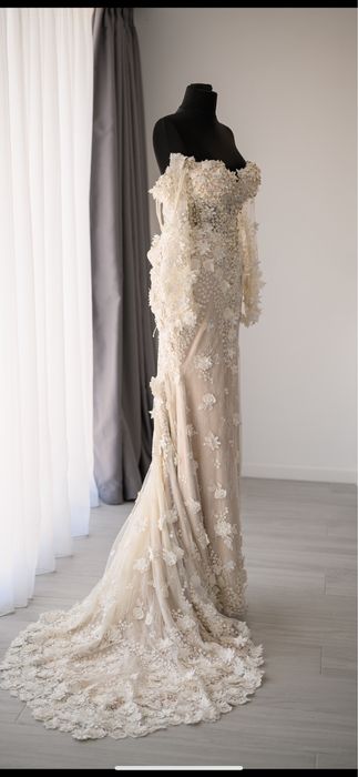Rochie de mireasa, sirena, dantela