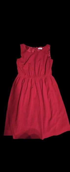 Красное платье calvin