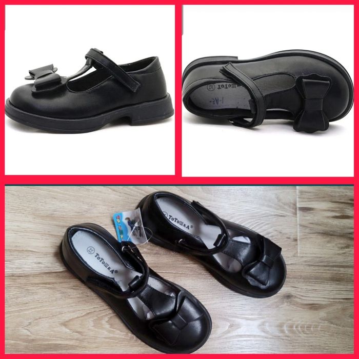 Новые мягкие школьные туфли в стиле Мэри Джейн, р.33