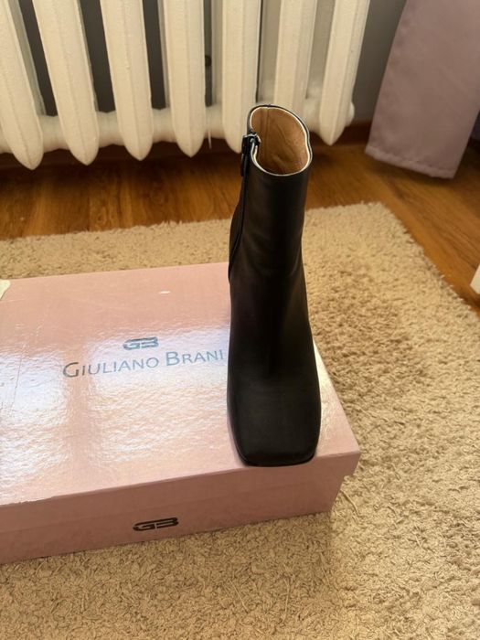 Ботильоны кожанные Италия