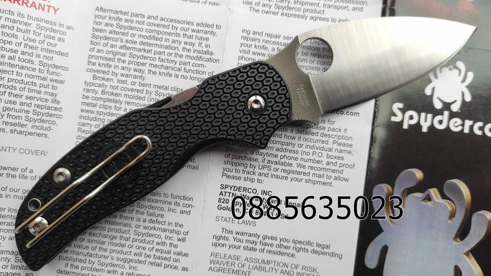 Сгъваем нож Spyderco C123 Sage 5