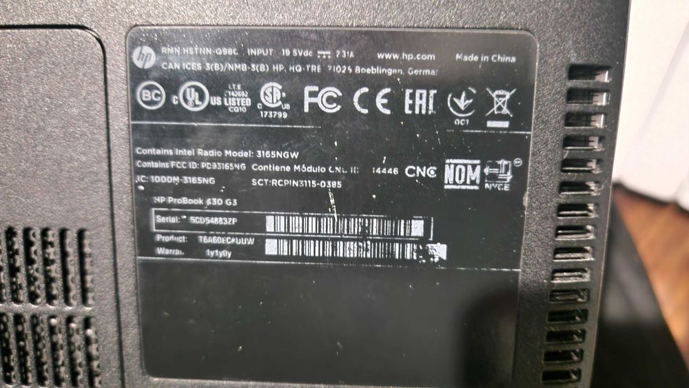 Dezmembrez laptop HP probook 430 g3