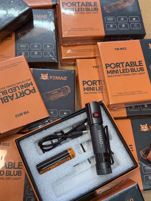 LED фенер мощен магнезиво-алуминиев малък Cob диод 2026 модел