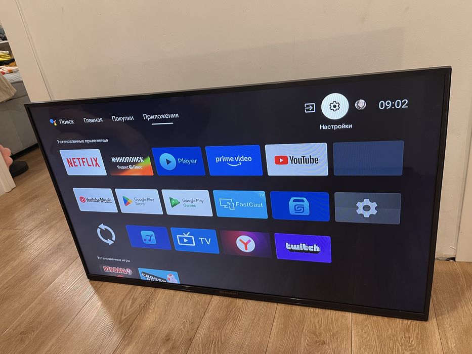 Телевизор смарт 43 дюйма