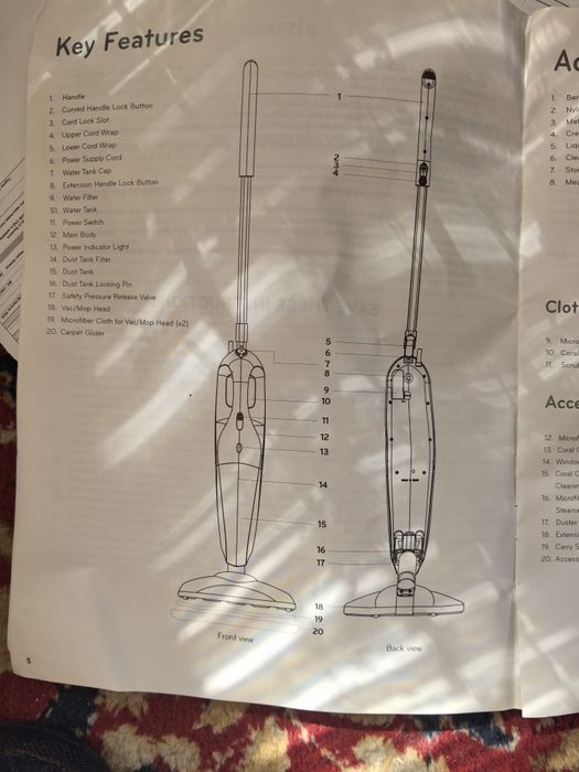 Прахосмукачка и парочистачка 6 в 1