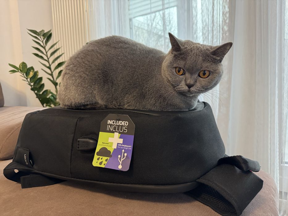 Ruxac antifurt cu spatiu pentru laptop si tableta