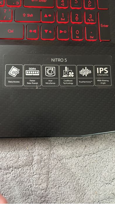 Продам ноутбук Acer nitro5