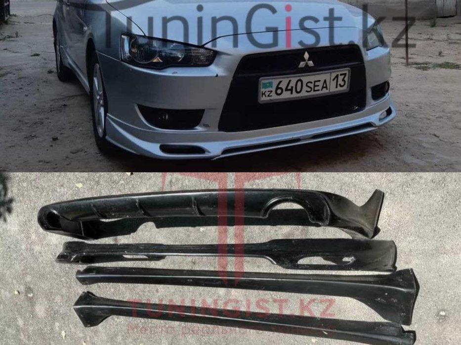 Обвес губы и пороги Zodiak Митсубиси Лансер 10 тюнинг
