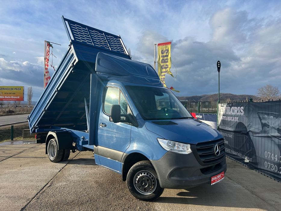 Mercedes-Benz Sprinter BASCULABIL 3 PARTI AXA DUBLA SPATE Posibilitate LEASING/ BASCULABIL 3 parti/ CLIMATRONIC/ TVA Deductibil