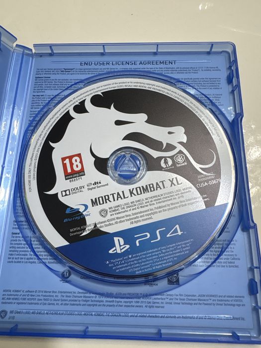 Ps4 игра Mortal Kombat xl