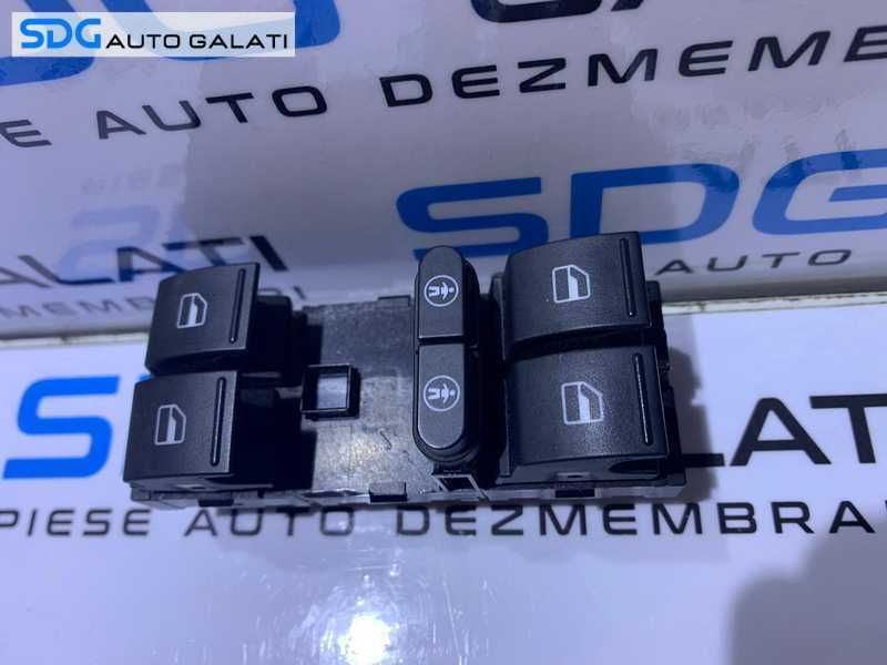 Panou Consola Buton Butoane Actionare Geamuri Usa Portiera Sofer VW Touareg 2003 - 2010 Cod 7L6959857E [D0096]