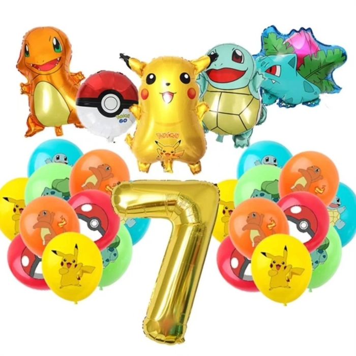 Парти сет украса   Покемон