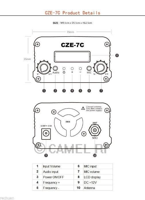 Мощен FM предавател трансмитер 7,  15, 30W. Налични !