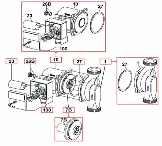 Запчасти для насосов DAB