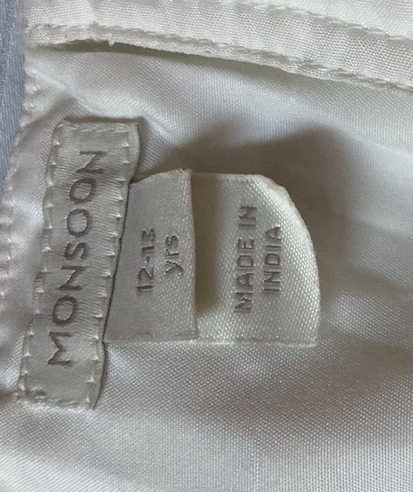 Рокля Monsoon бяла 12 г