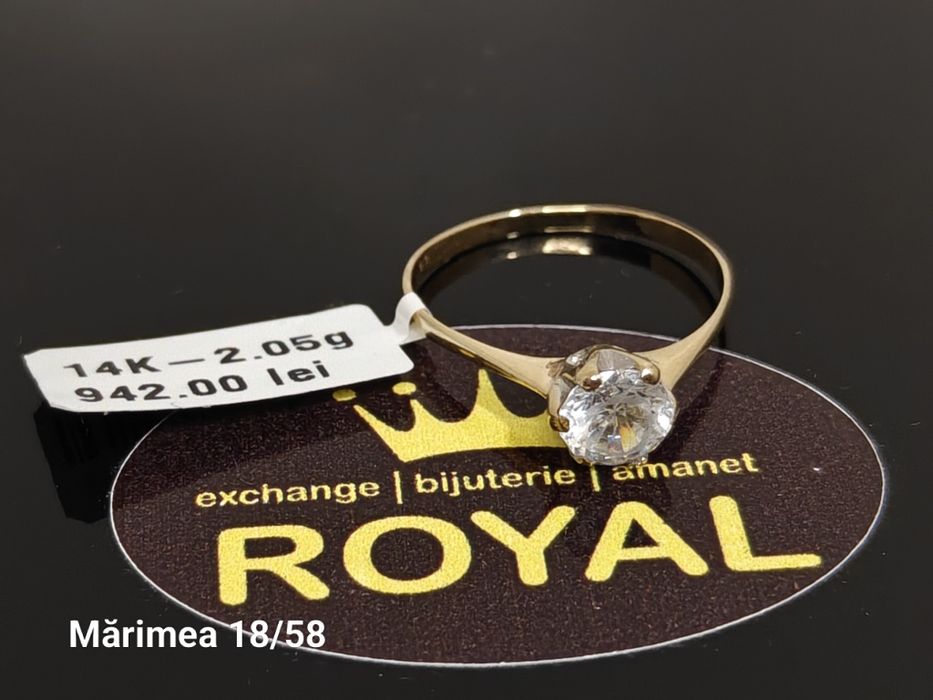 Bijuteria Royal: Inel aur 14k/2.05 gr