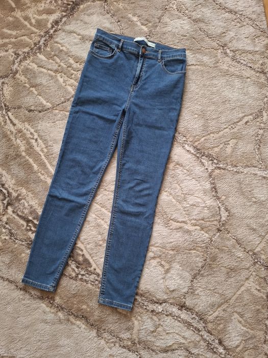 Blugi dama elastici, talie inalta
