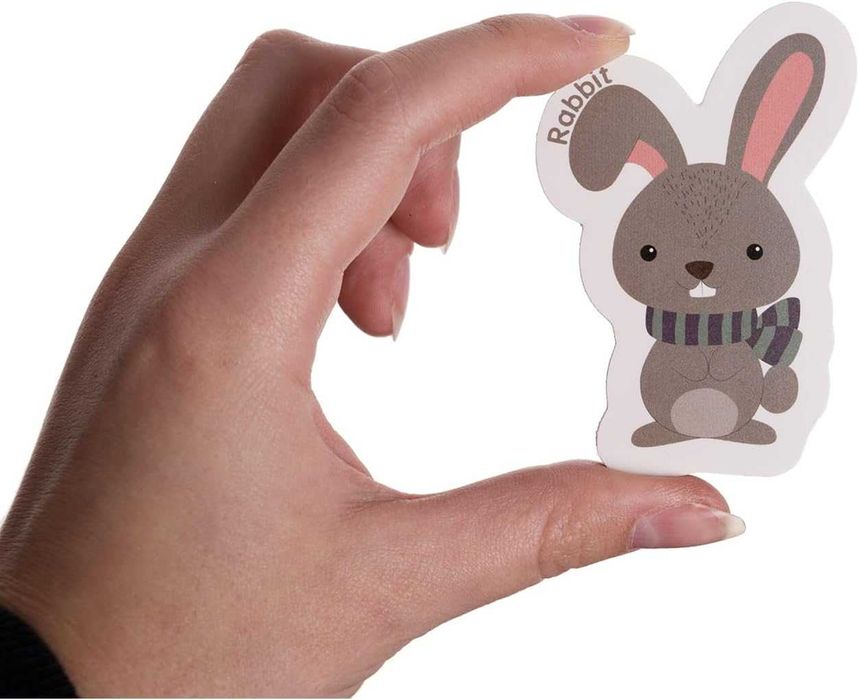 Set magneti de frigider animale 40 bucati cu cutie metalica multicolor