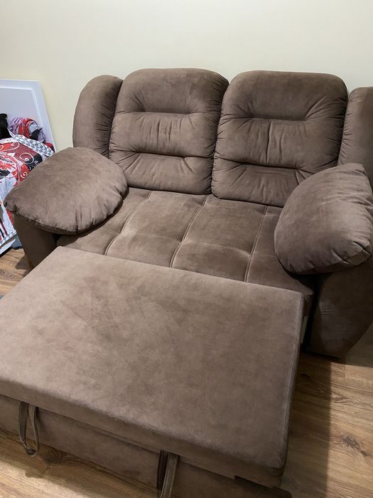 Диван двойка + ПУФ-ящик