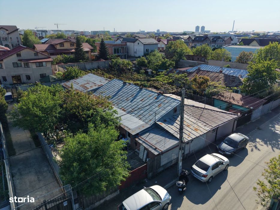 Popesti Leordeni, teren 203mp cu casa demolabila/renovabila, singur cu