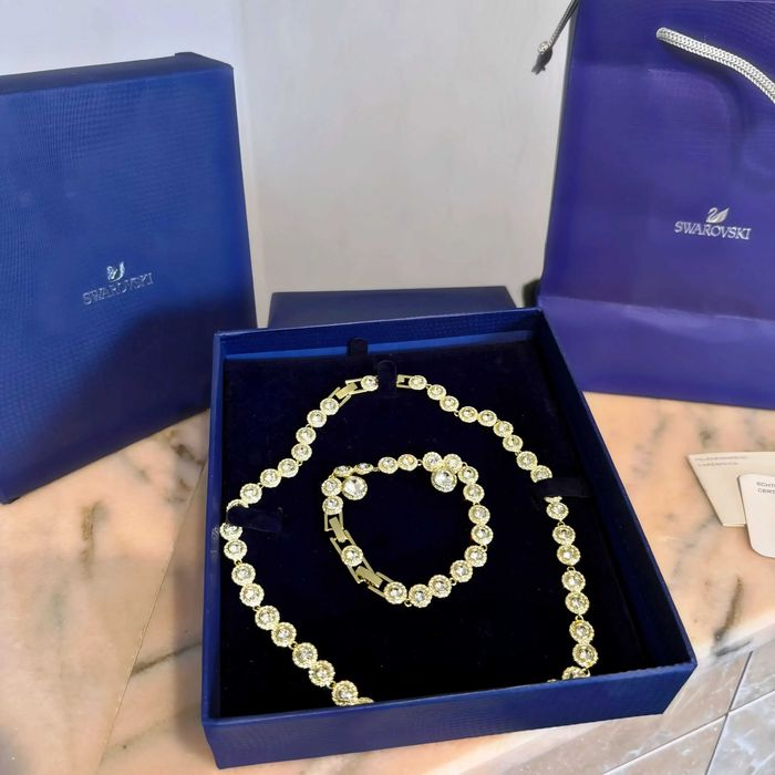 Set Angelic Swarovski Gold//Premium