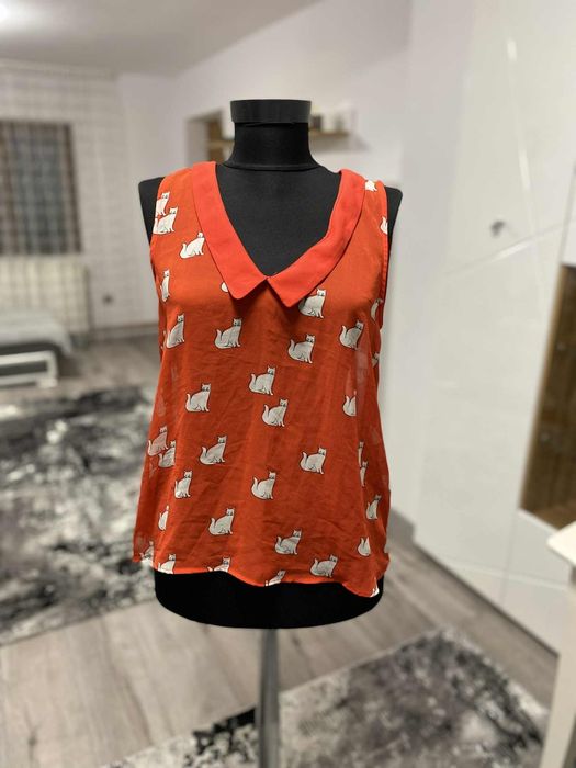 Cămașă Zara, roșie