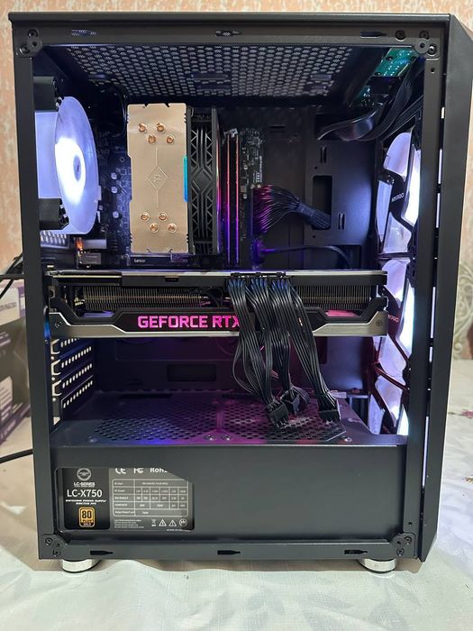 Игровой пк фулл комплект RTX 3080 GameRock 10GB / Ziffler 27” 240hz