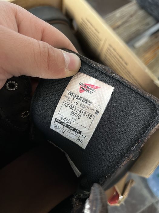 Металлические рабочие ботинки Red wing
