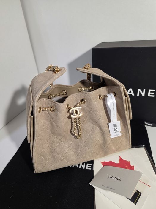 Дамска чанта Chanel Hobo 25S Suede