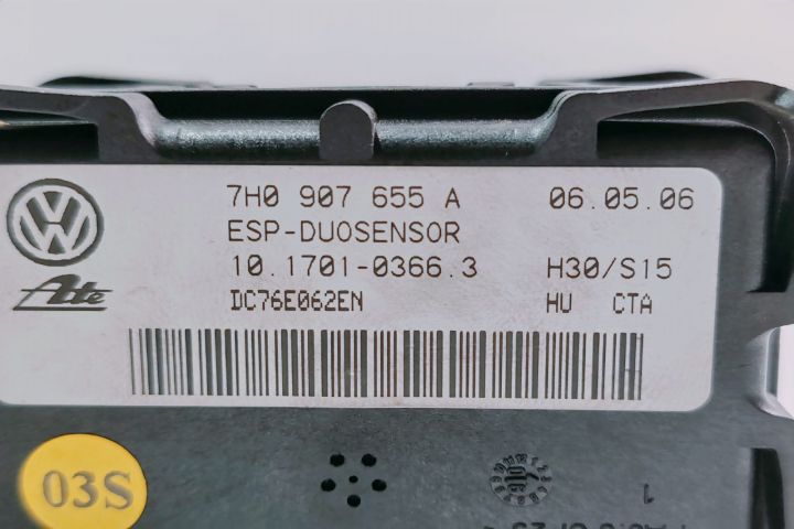 Senzor ESP  Modul 7H0907655A Volkswagen VW Golf a 5-a generatie